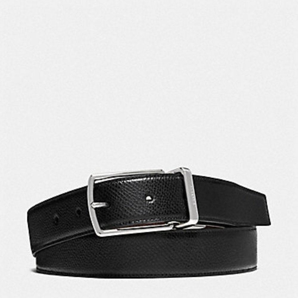 Coach Leather Belt Cut-to-Size Reversible Brown